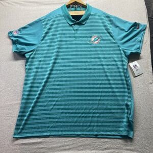 Miami Dolphins 4XL Nike Drifit Polo Tshirt Brand New With Tags #433